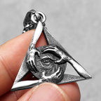 Freemasonry Eye Pendant — Stainless Steel