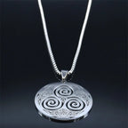Viking Celtic Stainless Steel Pendant Necklace