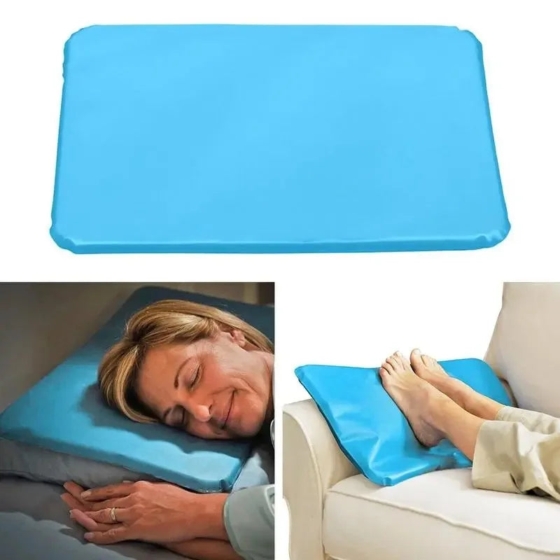 Summer Cooling Ice Pillow Cool Bed Mat Pad Relax Muscle Help Sleeping Pad Mat Travel Pillow Office Comfort Ice Pillow