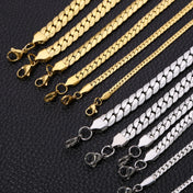 Herringbone Cuban Link Stainless Steel Chain 3MM