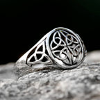 Viking Odin Trinity Celtic Knot Ring — Stainless Steel