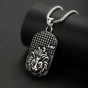 Zodiac Sign Star Stainless Steel Pendant Necklace