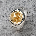 Adjustable Silver Colour Skull Rings for Men Women Male World War Soldier Thai Silver Colour Ring Jewelry Anillos