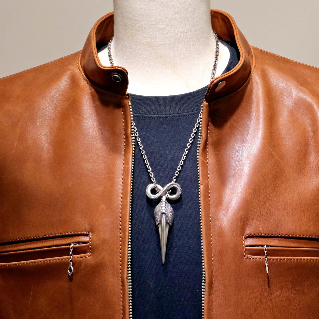 Fashion Silver Color 8 Infinity Shape Pendant for Men Women's Cool Punk Sweater Pendant Unisex Party Jewelry Accessories