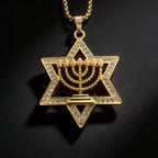 Star Steel Pendant Sparkly David Lconic Cultural