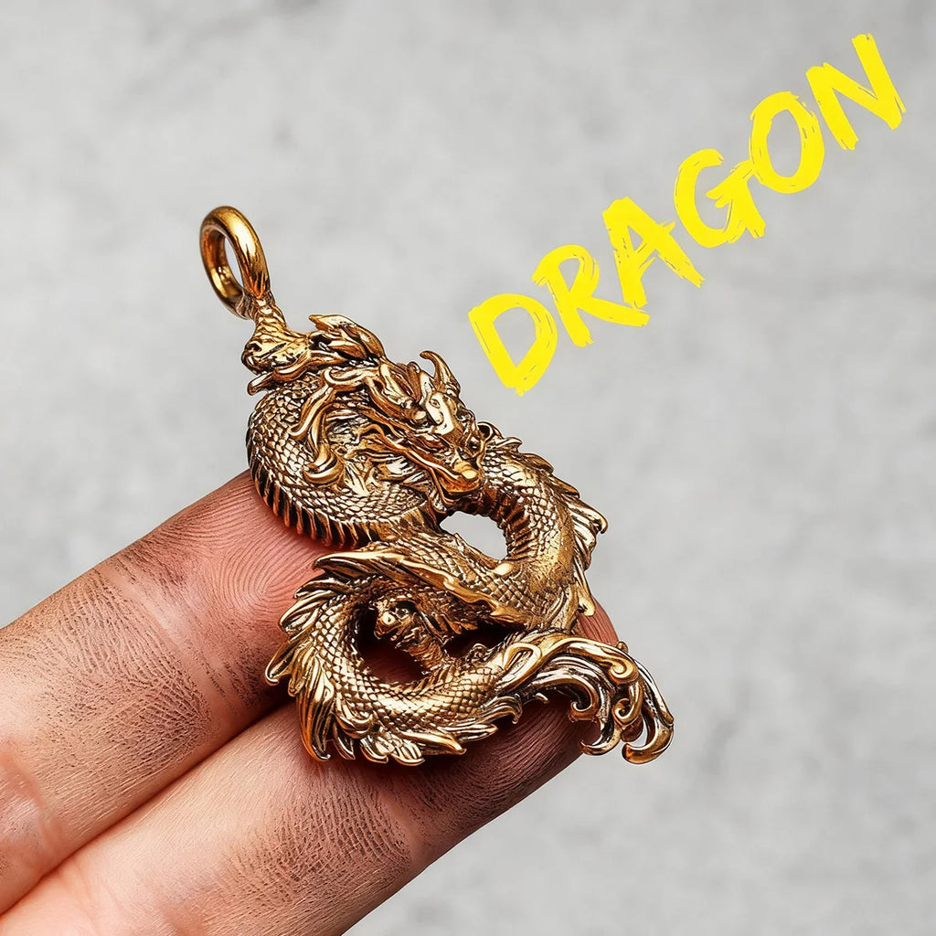 Dragon Stainless Steel Pendant Necklace