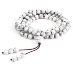 108 Black Lava Onyx Stone Beaded Prayer Bracelet & Necklace For Men Women 6mm Natural Stone Bracelet Charm Jewelry Gift