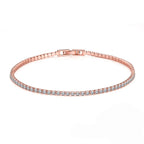 3mm 4mm D Color Moissanite Tennis Bracelet Full Diamond GRA 925 Sterling Silver Wedding Jewelry Bracelets For Women Man