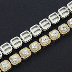 12MM Ice Chain Hip Hop Necklace For Men Neck Tennis Chain Jewelry Accessories