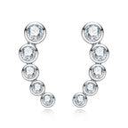 Iced Out Stud Earrings — 925 Silver