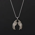 Angel Wings Steel Pendant Street Europe America