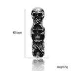 Gothic Skull Stainless Steel Pendant Necklace
