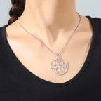 Sigil of Lucifer Lilith Seal Pendant Necklace — Stainless Steel