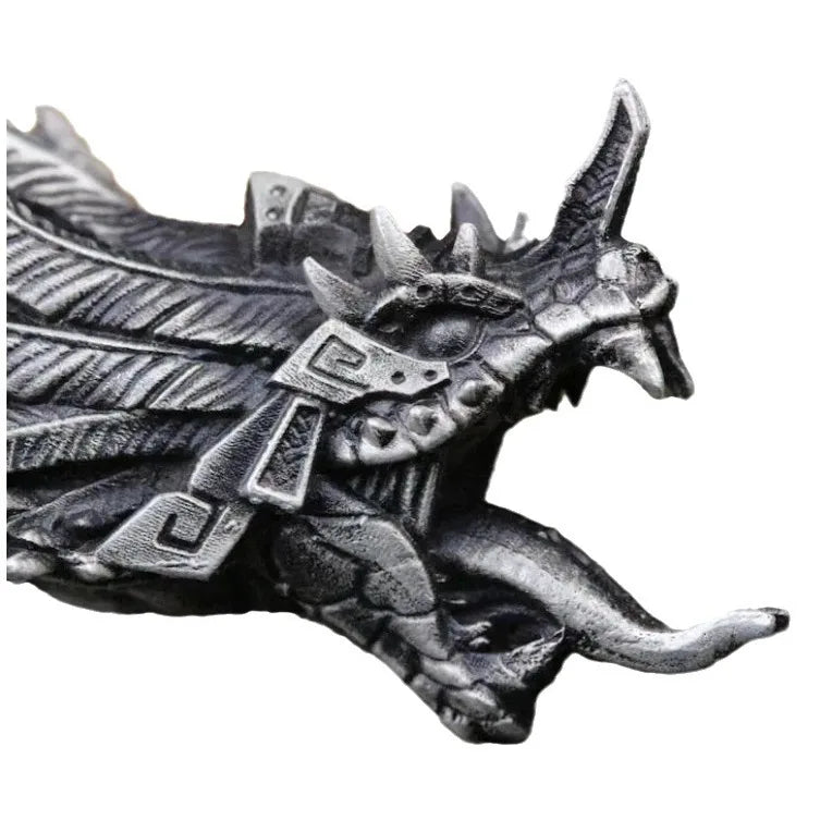 Mayan Mythology Quetzalcoatl Courquin Pendant Necklace Retro Fashion Necklace Handsome Trend Sweater Chain