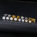 925 Silver VVS Moissanite Stud Earrings