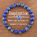 Multi-Color Bead Bracelet with Adjustable Length
