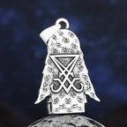 Baphomet Leviathan Cross Pendant Necklace — 316L Stainless Steel