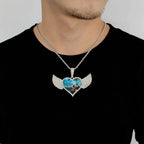 Heart Photo Pendant Necklace Stainless Steel
