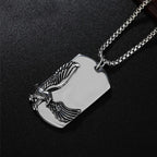 Eagle Wings Pendant Necklace — Stainless Steel