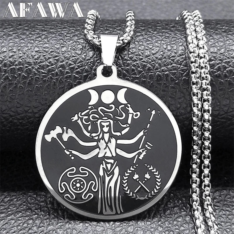 Witchcraft Stainless Steel Pendant Necklace