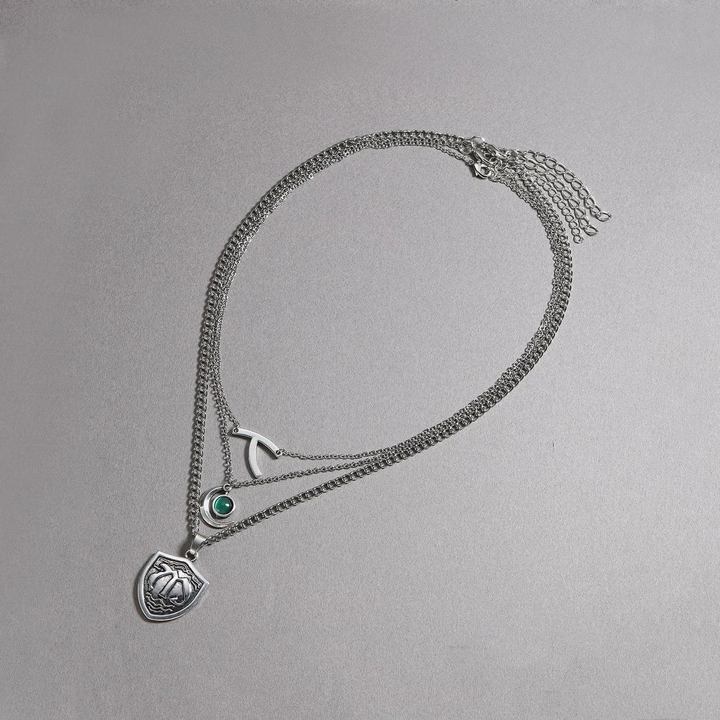 Catuni Hope Mikaelson Layered Stacking Legacies Necklaces Wishbone Pendant Clavicle Chain Girl Boy Cospaly Jewelry Gift
