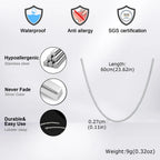 Vnox Cuban Chain Necklace for Men 45cm 60cm 70cm Length Option Vintage Metal Collar Punk Stainless Steel Curb Link Chain Chokers
