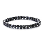 New Arrow Hematite Elastic Bracelet Men Jewelry Armband Heren Fashion Beaded Yoga Bracelet Women Bileklik