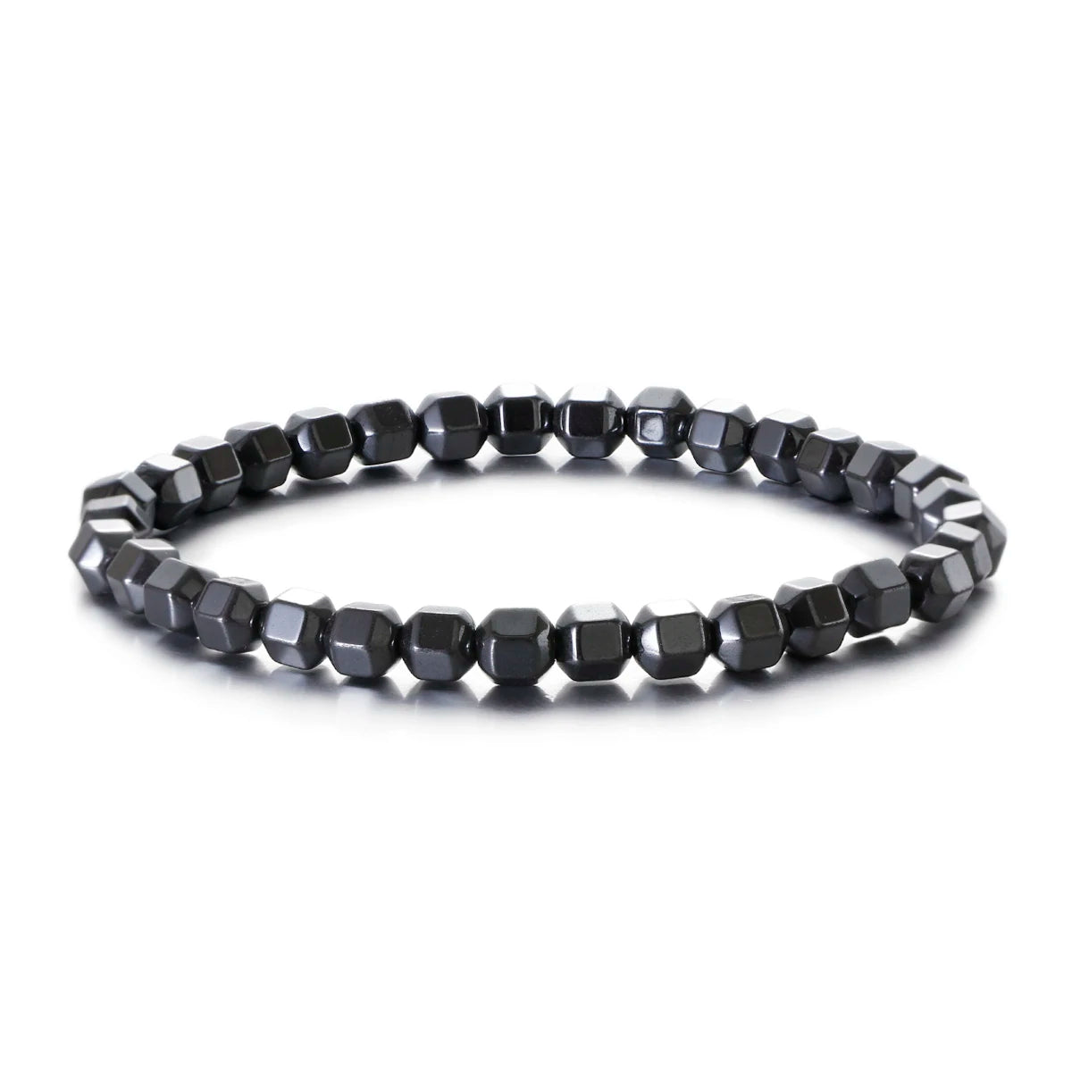 New Arrow Hematite Elastic Bracelet Men Jewelry Armband Heren Fashion Beaded Yoga Bracelet Women Bileklik