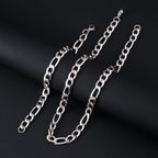 Figaro Steel Chain 316L 5mm/7mm/9mm