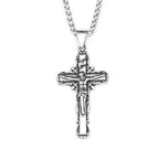 Fashion 316L Stainless Steel Christian Cross Necklace For Men Women Hip Hop Cool Religious Charm Pendant Punk Jewelry