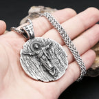 Vintage Gothic Stainless Steel Catholic Jesus Pendant Necklace Fashion Punk Cross Amulet Necklaces For Men Religion
