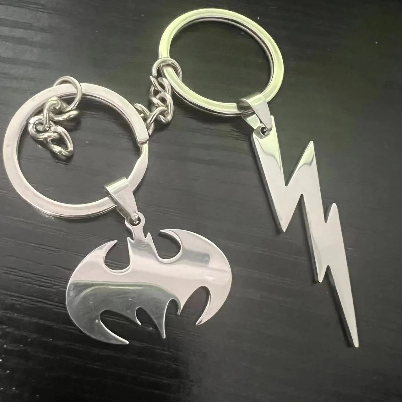 Bat Flash Steel Pendant Anime Necklace Chain