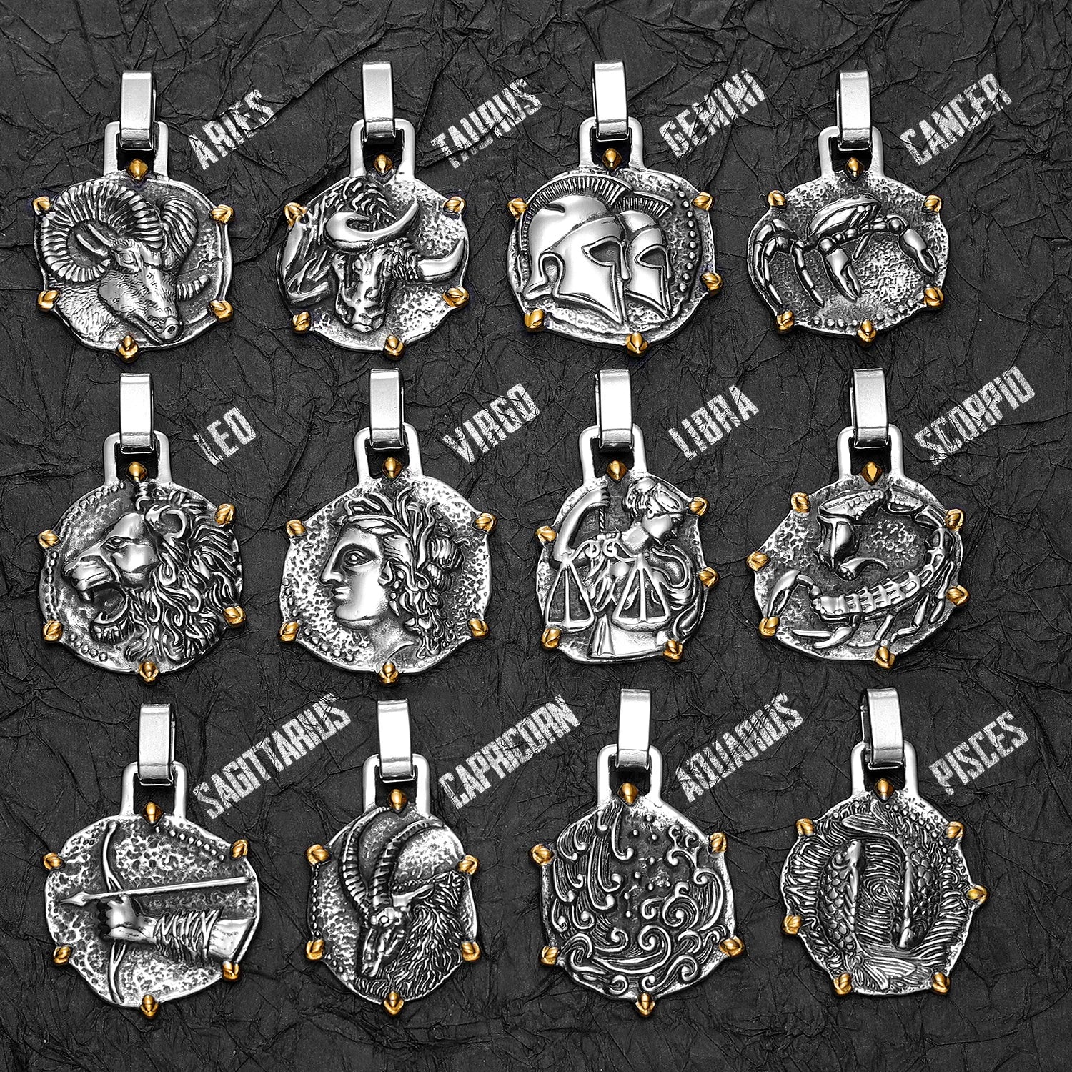 Constellation Pendant Necklace — Stainless Steel