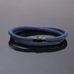 New Minimalist Men's Rope Bracelet Double Layer Survival Bracelet Accessories Boyfriend Gift Magnet Buckle Men's
