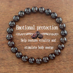 Multi-Color Bead Bracelet with Adjustable Length