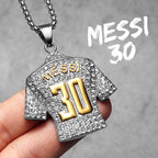 Football Jersey Pendant Necklace — Stainless Steel