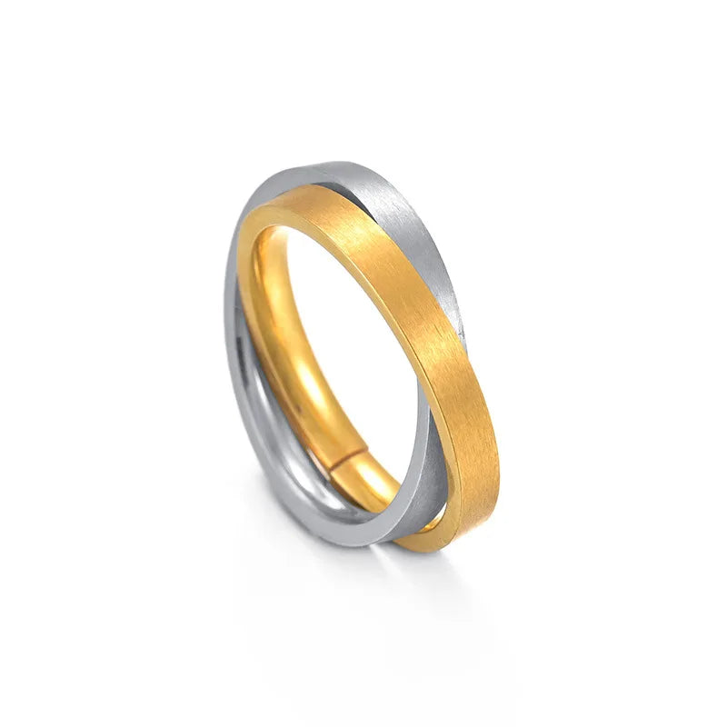Classic Matte Flat Band Ring 6mm — Stainless Steel