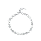 Luxury Solid Platinum PT950 White Diamond Bracelet Women's Light Luxury Exquisite Bracelet