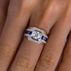 Iced Out VVS Diamond Ring — 925 Silver