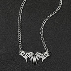Spider Stainless Steel Pendant Necklace