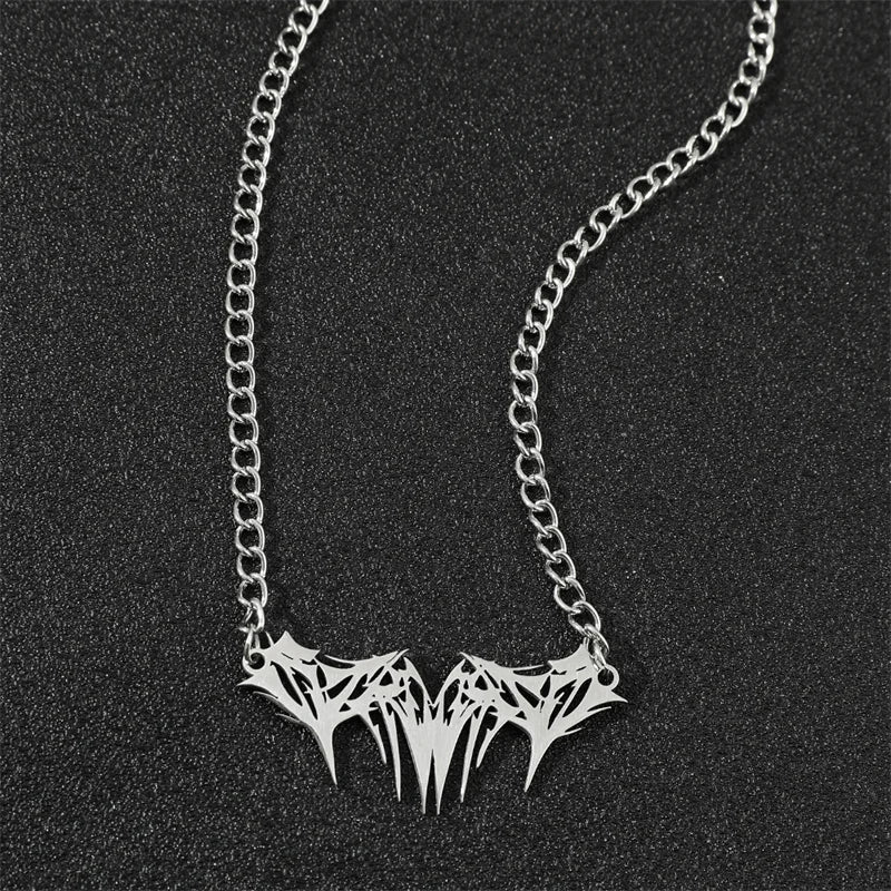 Spider Stainless Steel Pendant Necklace