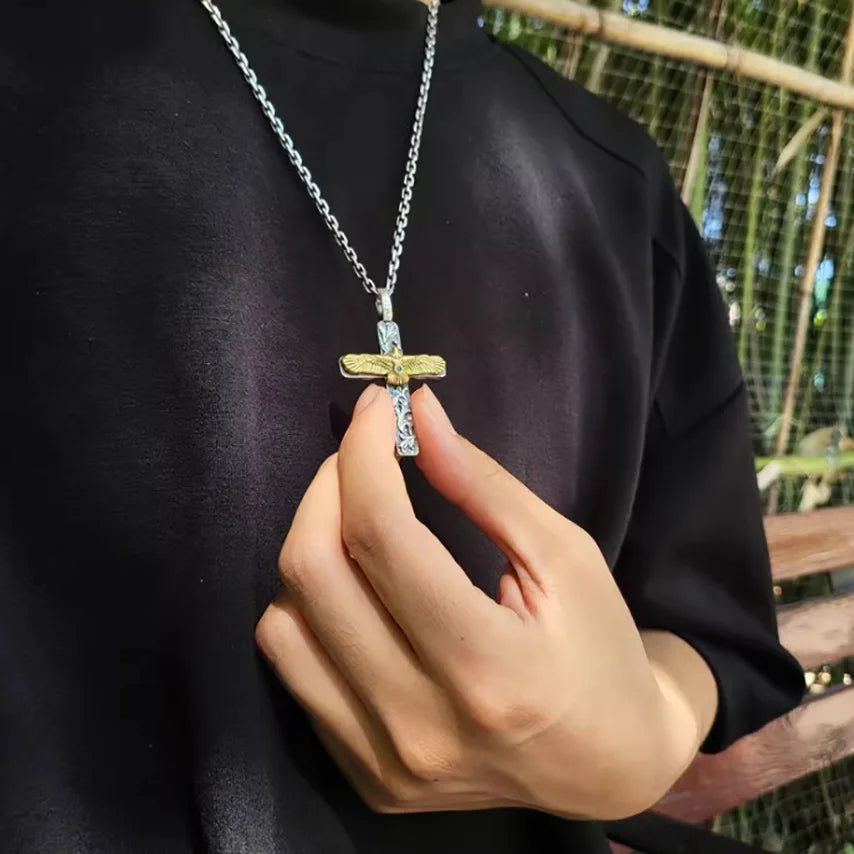 Eagle Silver Pendant Necklace