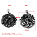 Stainless Steel Viking Norse Pendant for Necklace DIY Accessories Jewelry Making Findings Men Charm Supplies Punk Axe