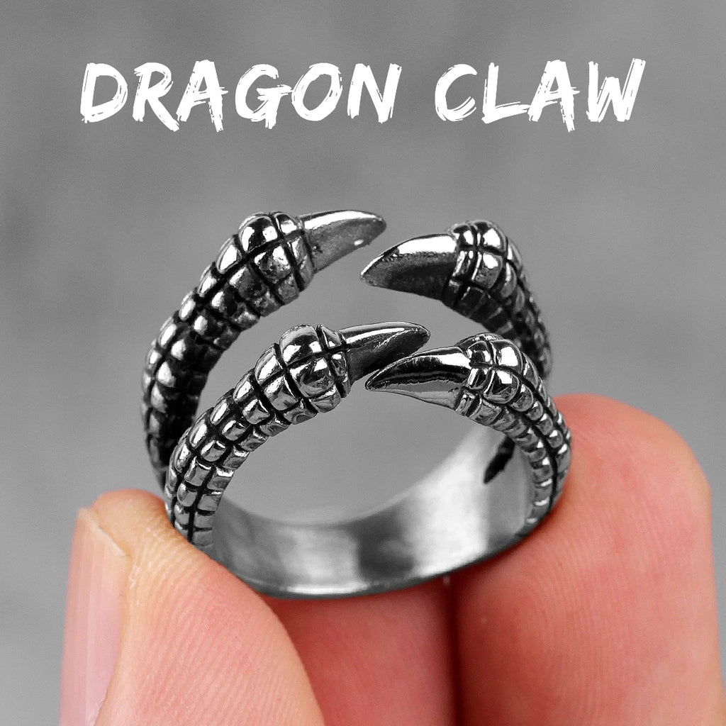 Dragon Claw Ring — Stainless Steel