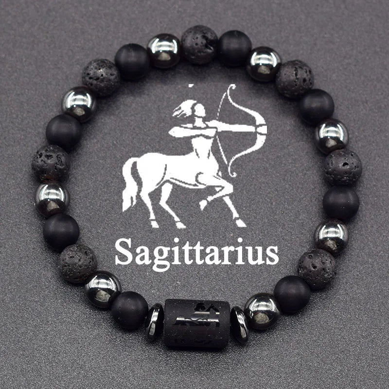 12 Zodiac Signs Bracelet Homme 12 Constellation Jewelry for Women Scorpio Gemini Sagittarius Bracelet Friendship Gift Whoelsales