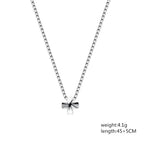 Silver Cross Charm Box Chain Necklace — 18 Inch