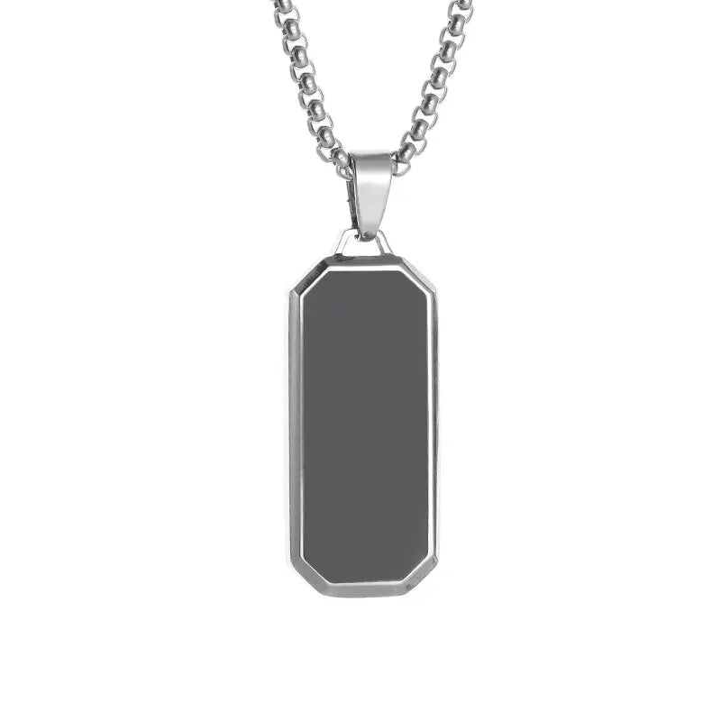 Anubis Stainless Steel Pendant Necklace