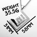 Desiccant Model Men Necklaces With Pendant Stainless Steel Jewelry For Male Women Unique Punk Hip Hop Accessories Gift Wholesale