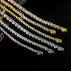 Gold Tennis Chain Full Diamond 3/4/5MM