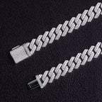 Moissanite Men Necklace Luxury Bling Pendant Perfect For Wedding Anniversary Birthday Gift